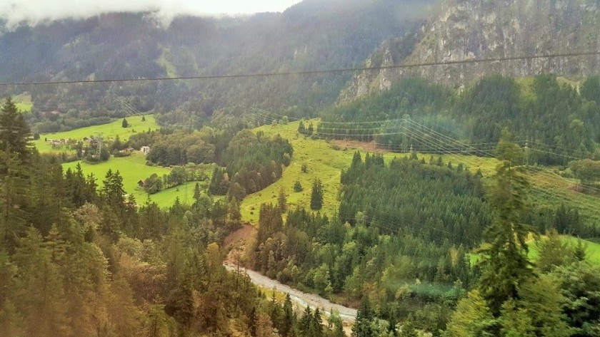 The best views of The Arlberg Pass can be seen on the right