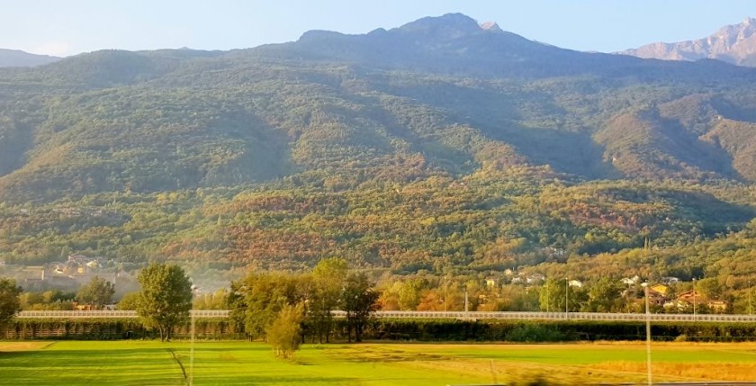 Heading south towards Modane