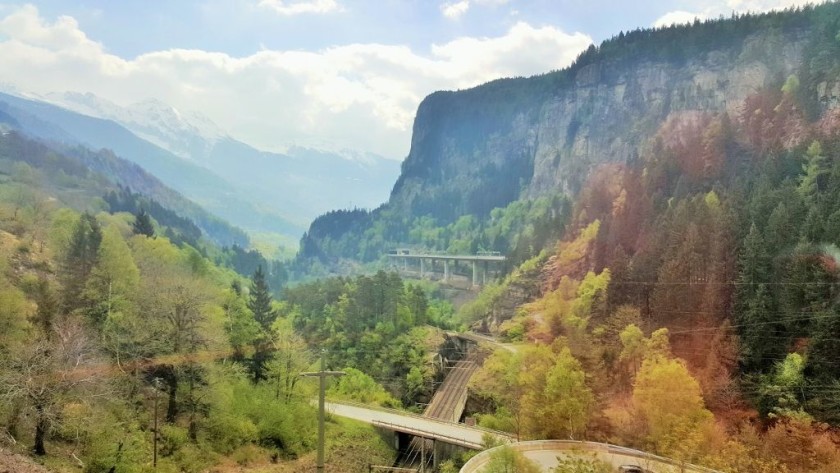 These views from the loops in the line south of Airolo...