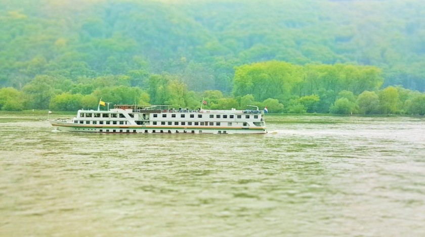 Part of the charm of this journey is watching the boats go by