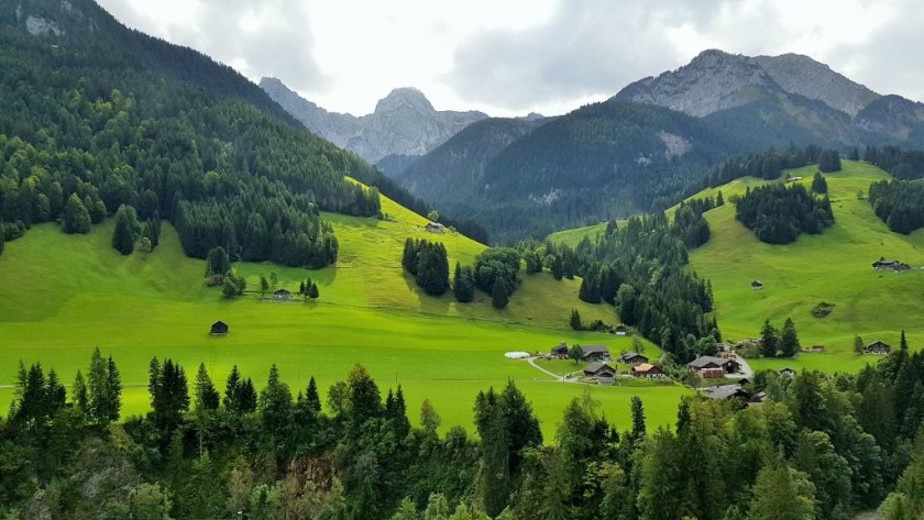 On a cloudy day the views of the mountains are still fabulous!