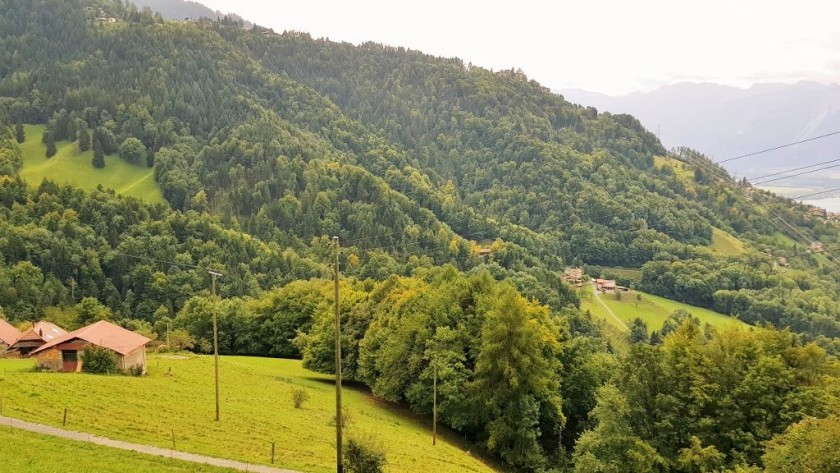 The fabulous views continue as the train travels east