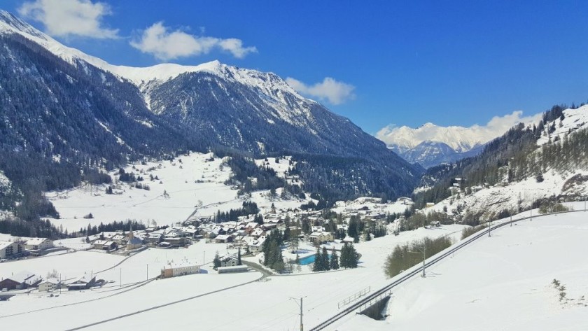 Ascending from Filisur towards Bergrun