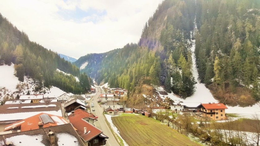 Looking down the valley towards the Brennero Pass