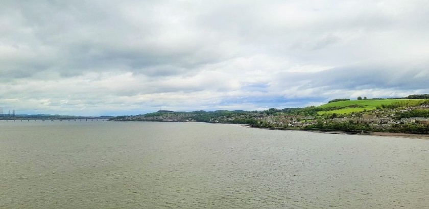 Heading on to The Tay Bridge looking east