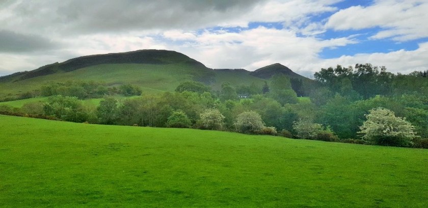 Heading through the hills near Gleneagles