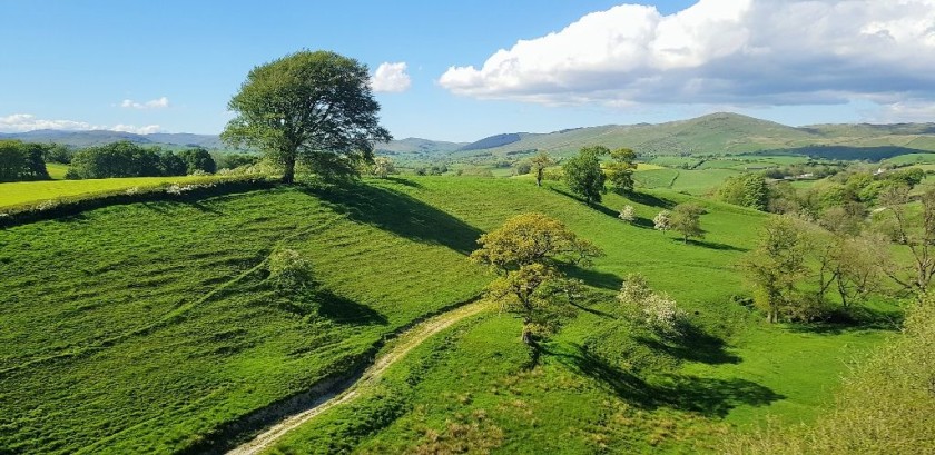 South of Oxenholme heading towards Carnforth