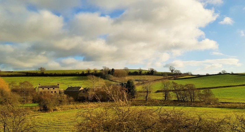 To the north of Derby