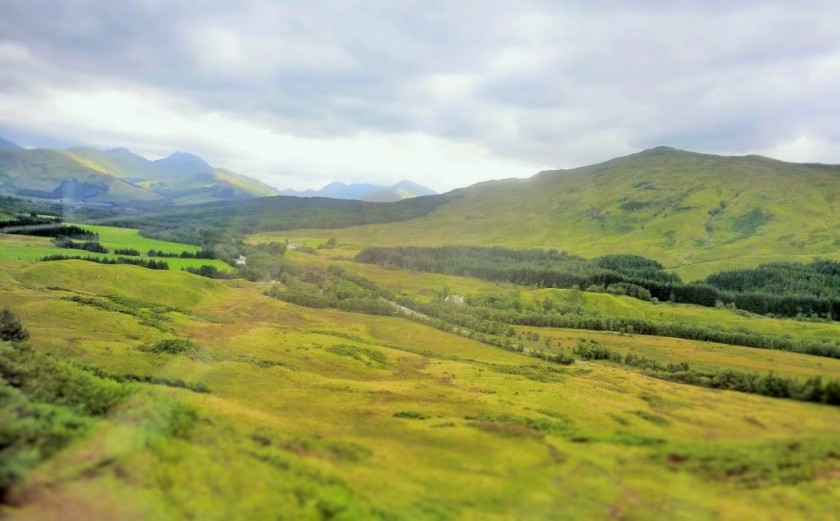 Looking at the notes this was taken between Clanriach and Tyndrum