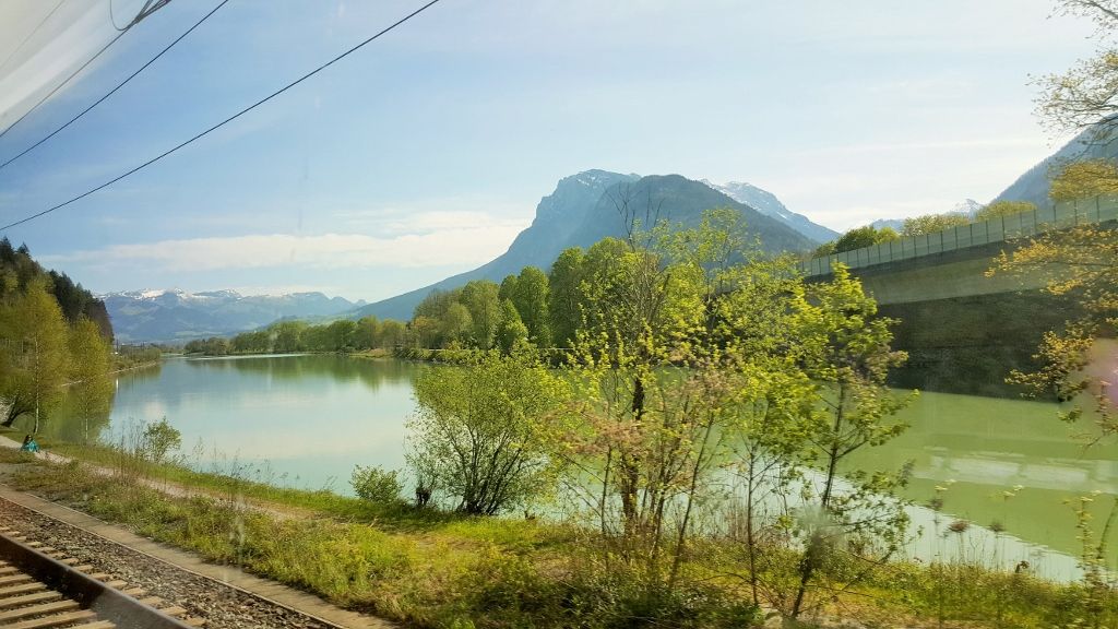 On a train from Munich to Italy 
