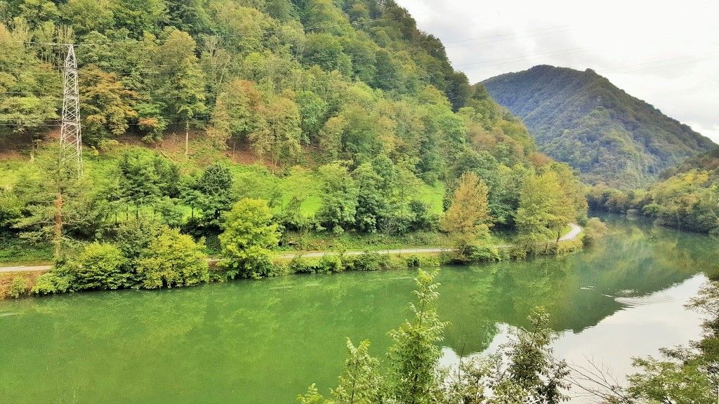 On the train from Vienna to Slovenia