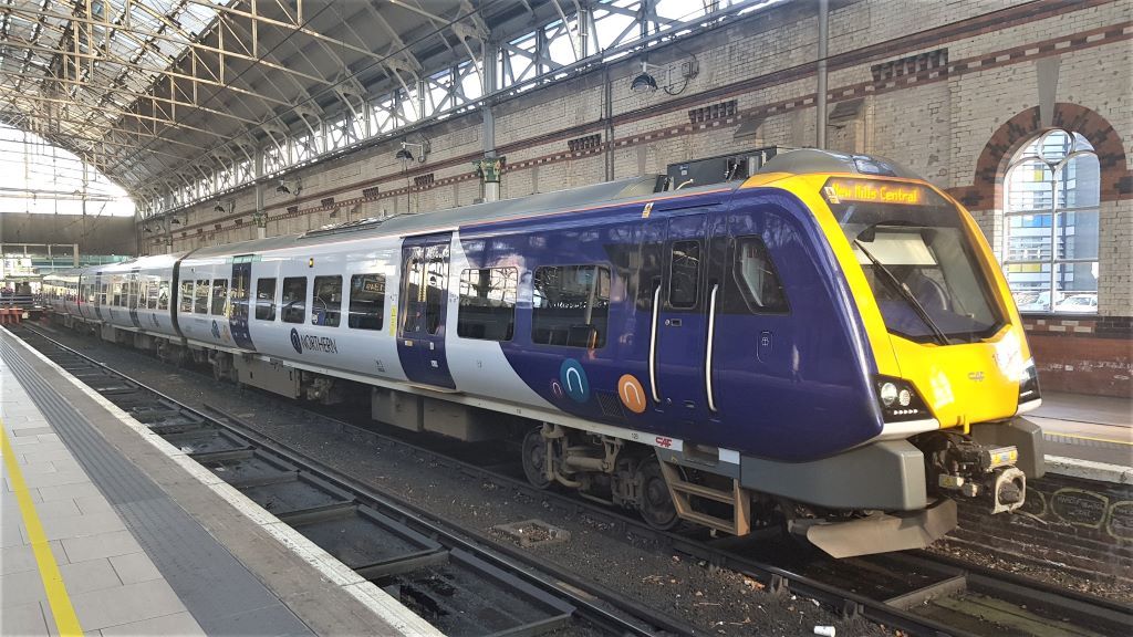 A train operated by Northern