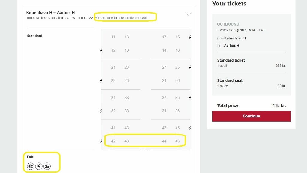 How To Book Tickets on the DSB Website