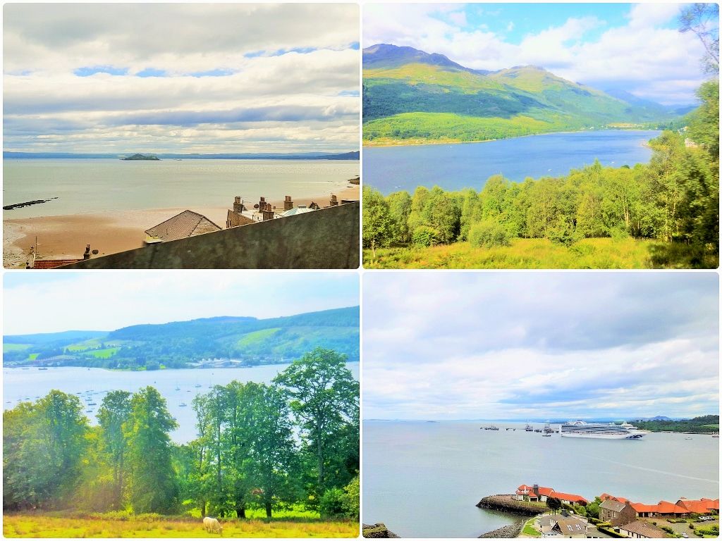 The fabulous sea views on train journeys in Scotland.