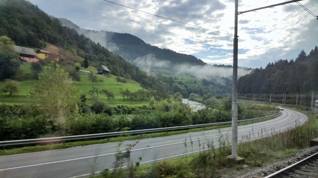 On the Zagreb to Vienna train