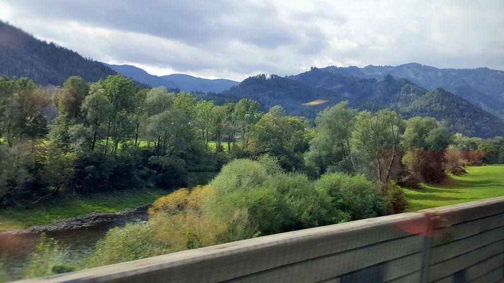 On the Zagreb to Vienna train