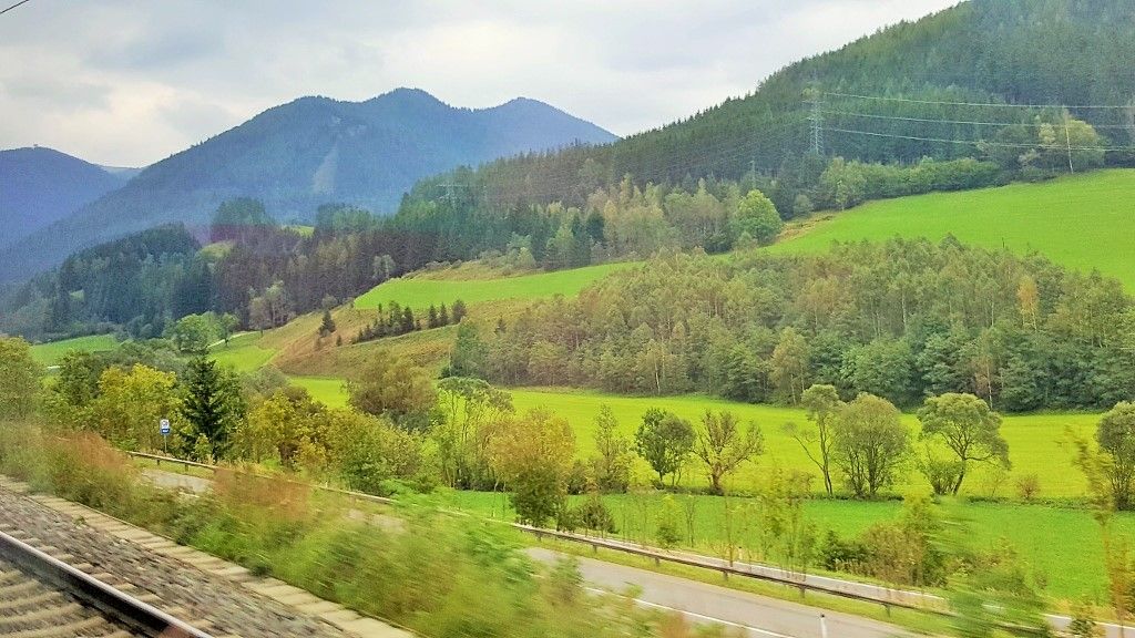 On the Zagreb to Vienna train