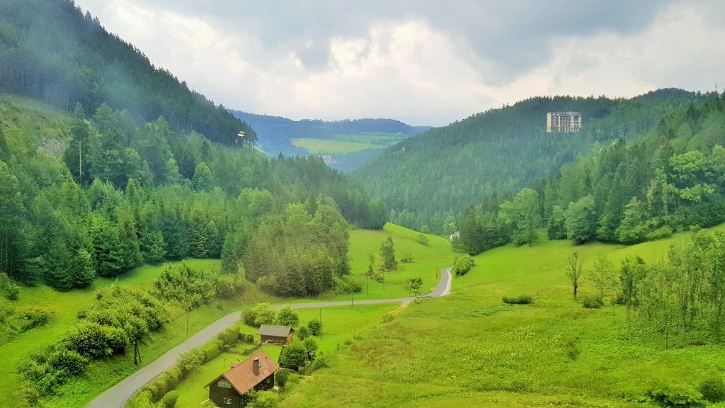 On the train from Zagreb to Wien
