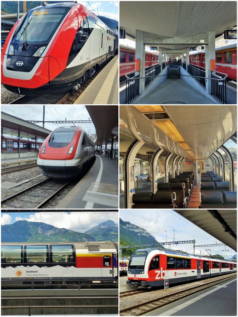 How to use rail passes on trains in Switzerland