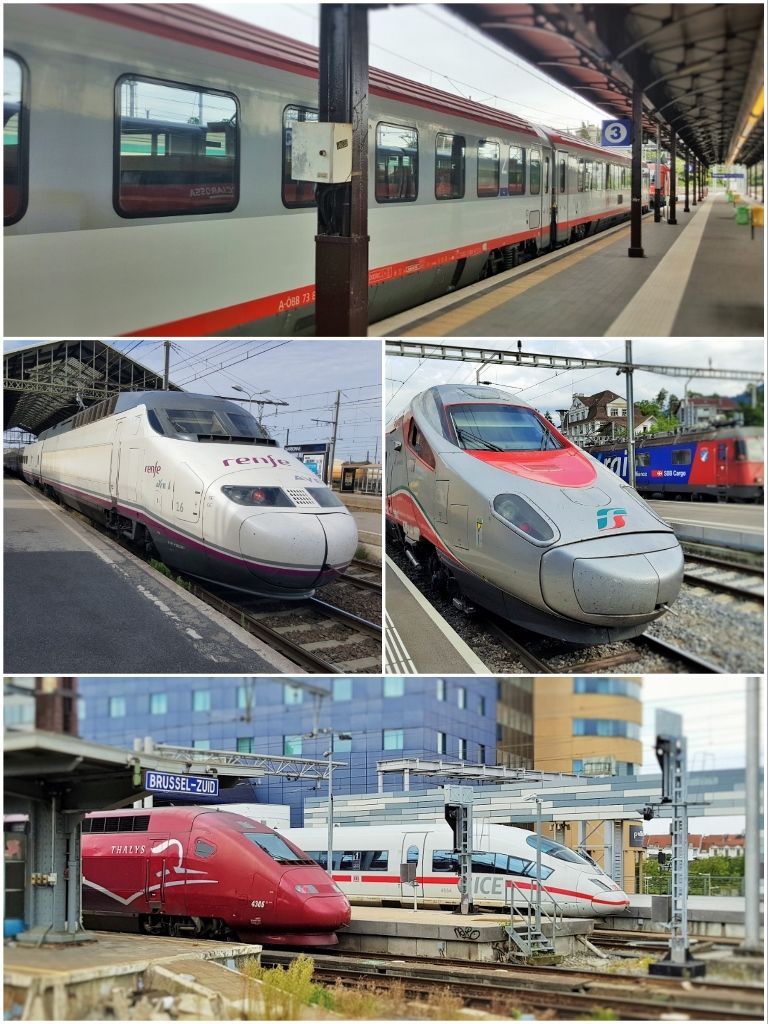 Planning international journeys when using InterRail and Eurail passes