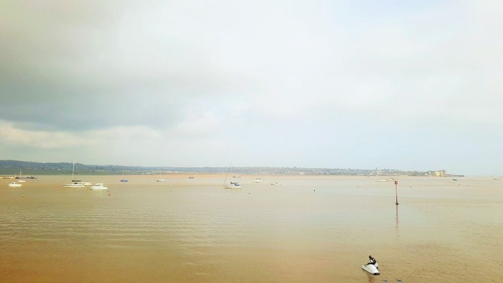 By the River Exe on a grey day