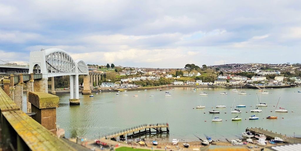 Crossing the Royal Albert Bridge