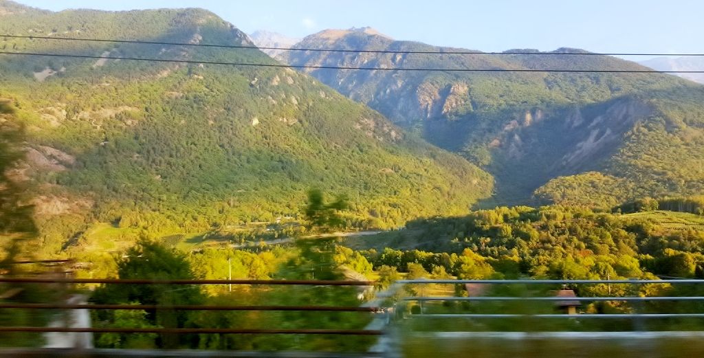 On the epic train journey from Paris to Turin.