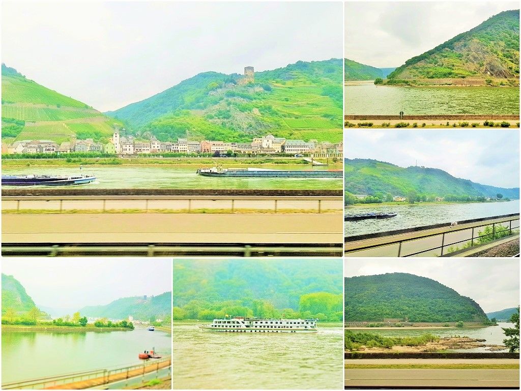 The Rhine Gorge by train is an easy day trip from Frankfurt