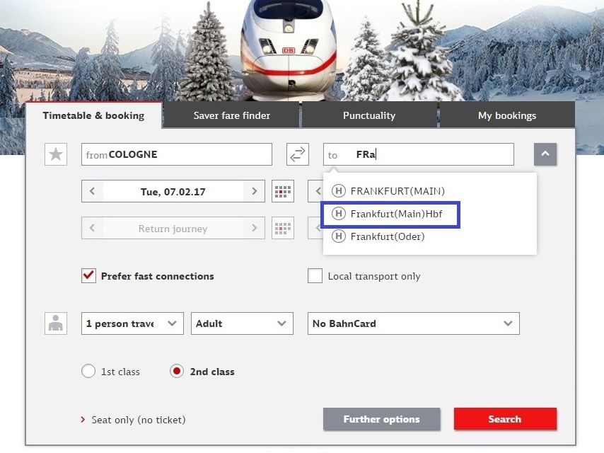 How to Book Tickets on the DB Website