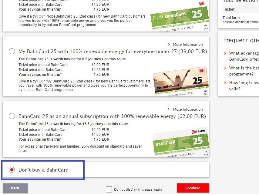 How to Book Tickets on the DB Website