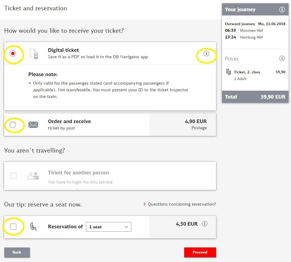 How to Book Tickets on the DB Website