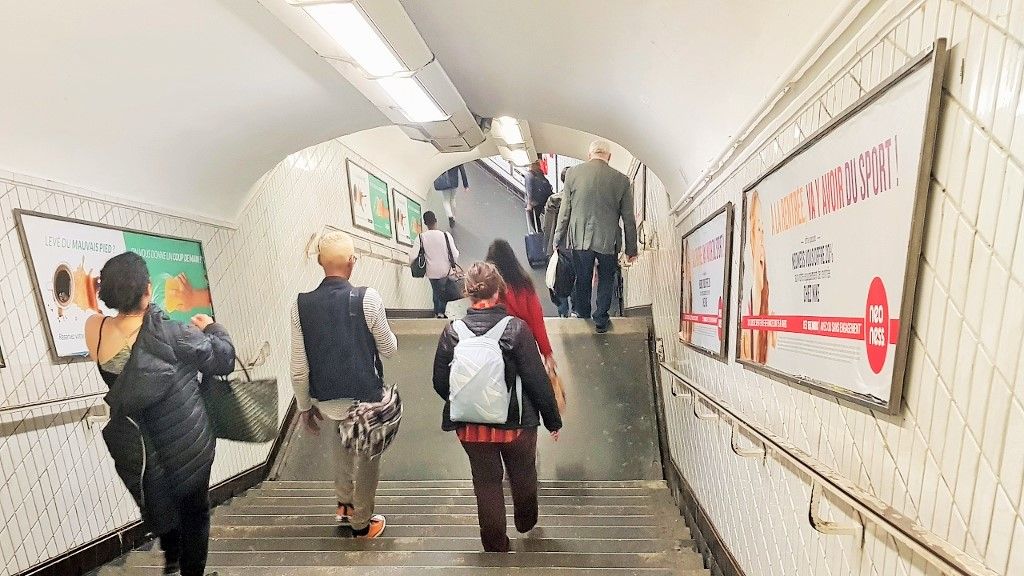 Using the Metro when arriving in Paris by train