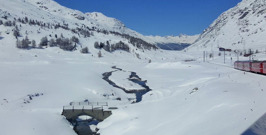 The number 1 on a list of 15 Most Beautiful Swiss Train Journeys