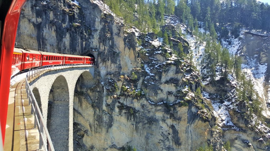 Crossing The Landwasswer Viaduct 