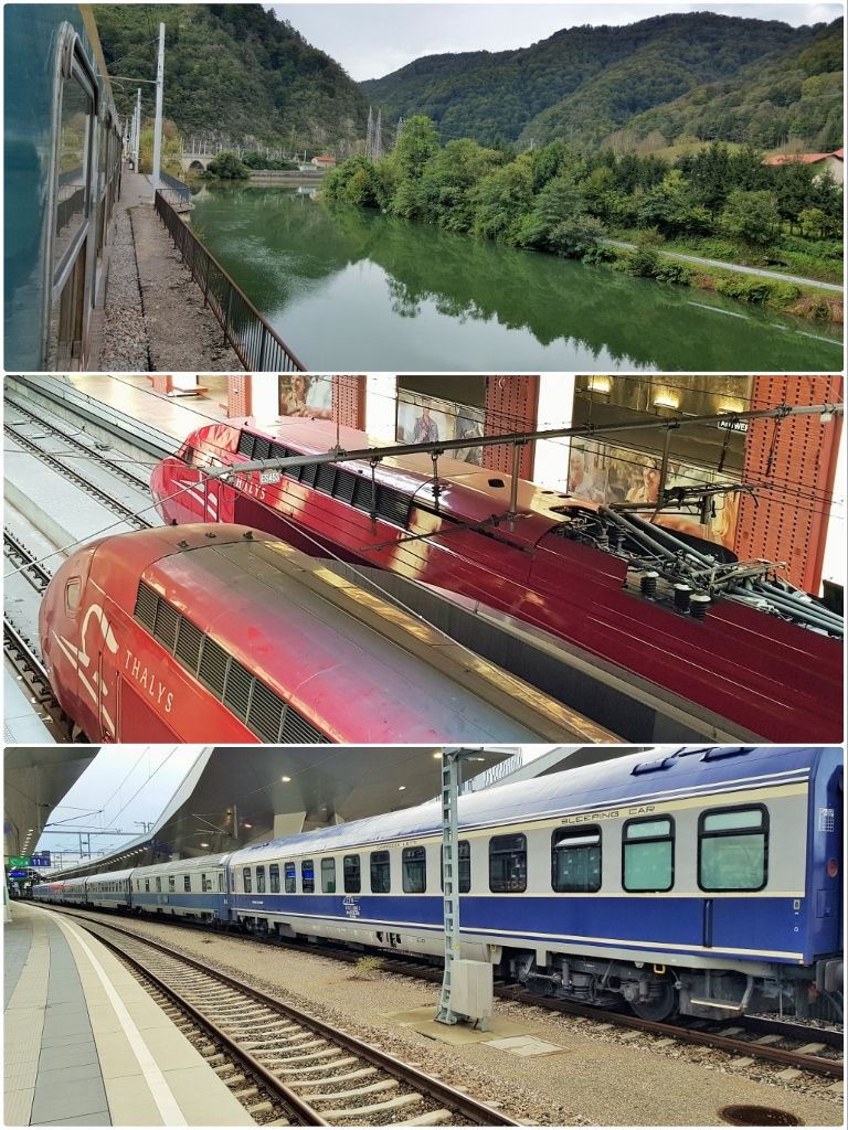 Europe's international rail routes