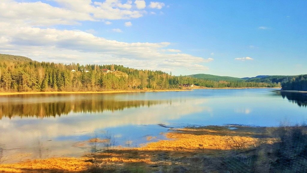 Take a beautiful train journey from Sweden to Norway