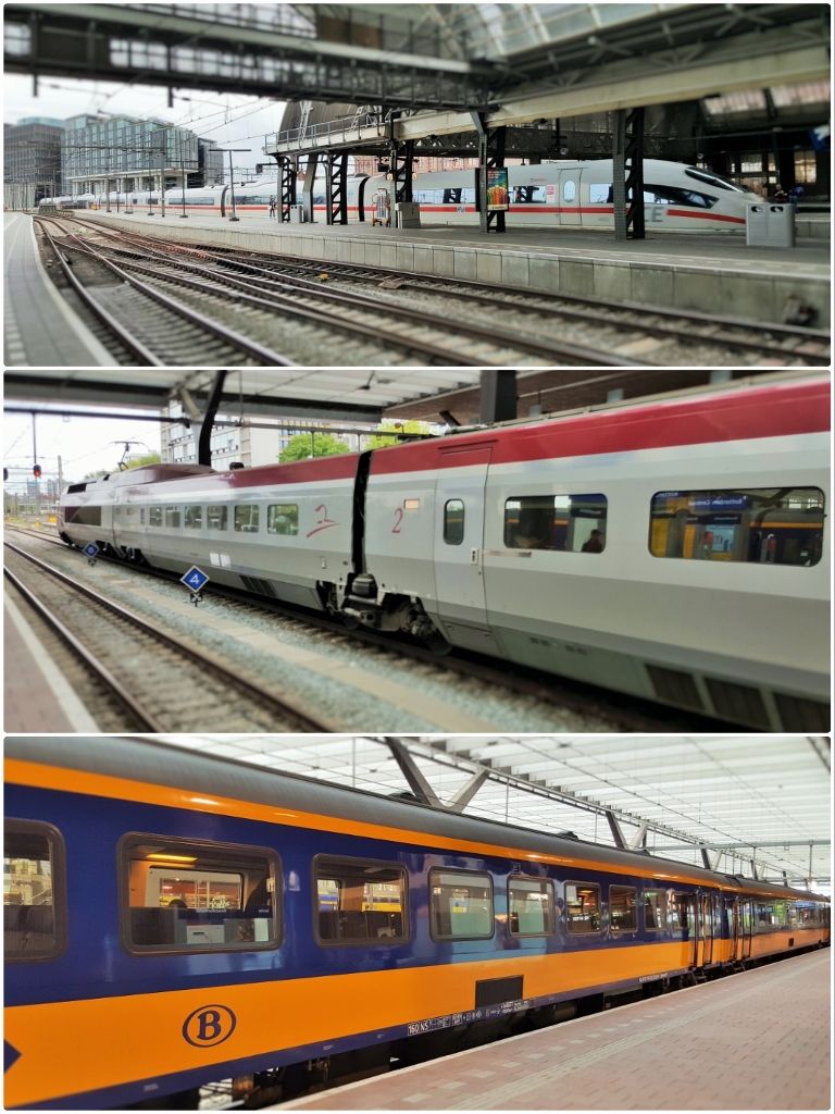 Trains from and to Holland