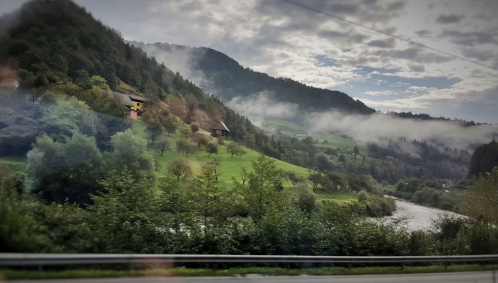 On the Vienna to Ljubljana train