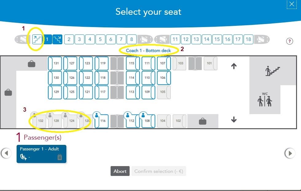 Tgv Inoui Seat Map On Board The Low Cost Tgv Services | Showmethejourney