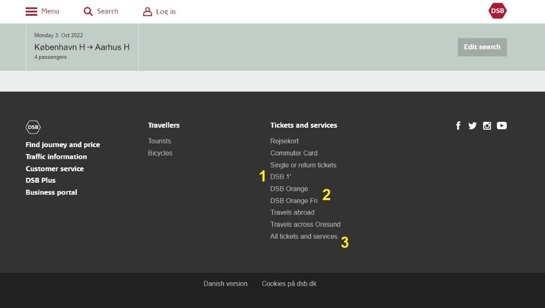 How To Book Tickets on the DSB site ShowMeTheJourney