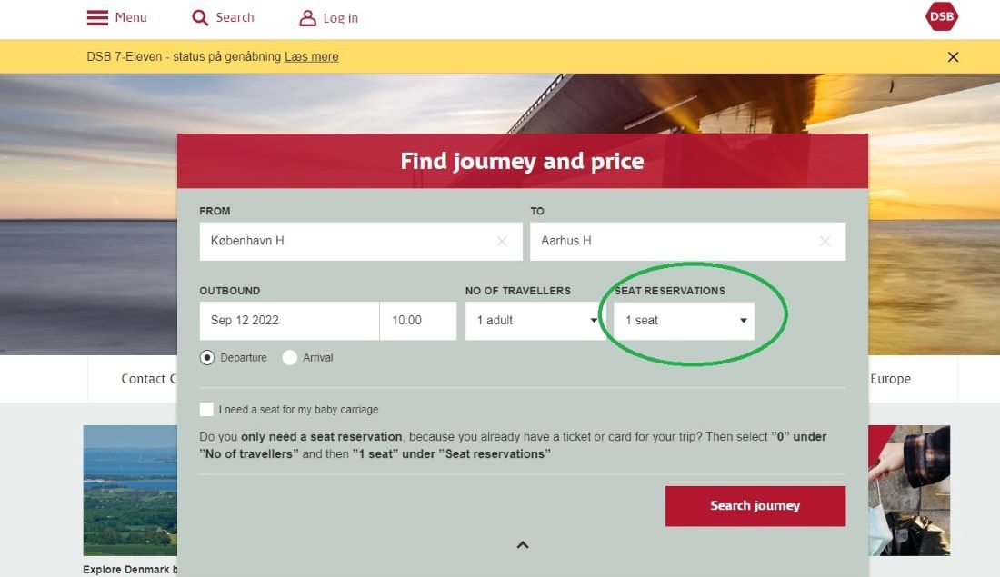 How To Book Tickets on the DSB site ShowMeTheJourney