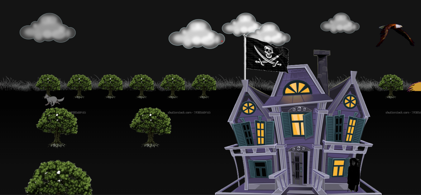 Haunted House CSS Animation