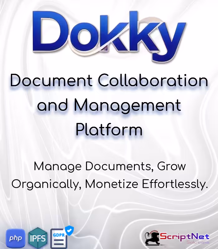 Dokky - Document Management PHP Script - Discover it!