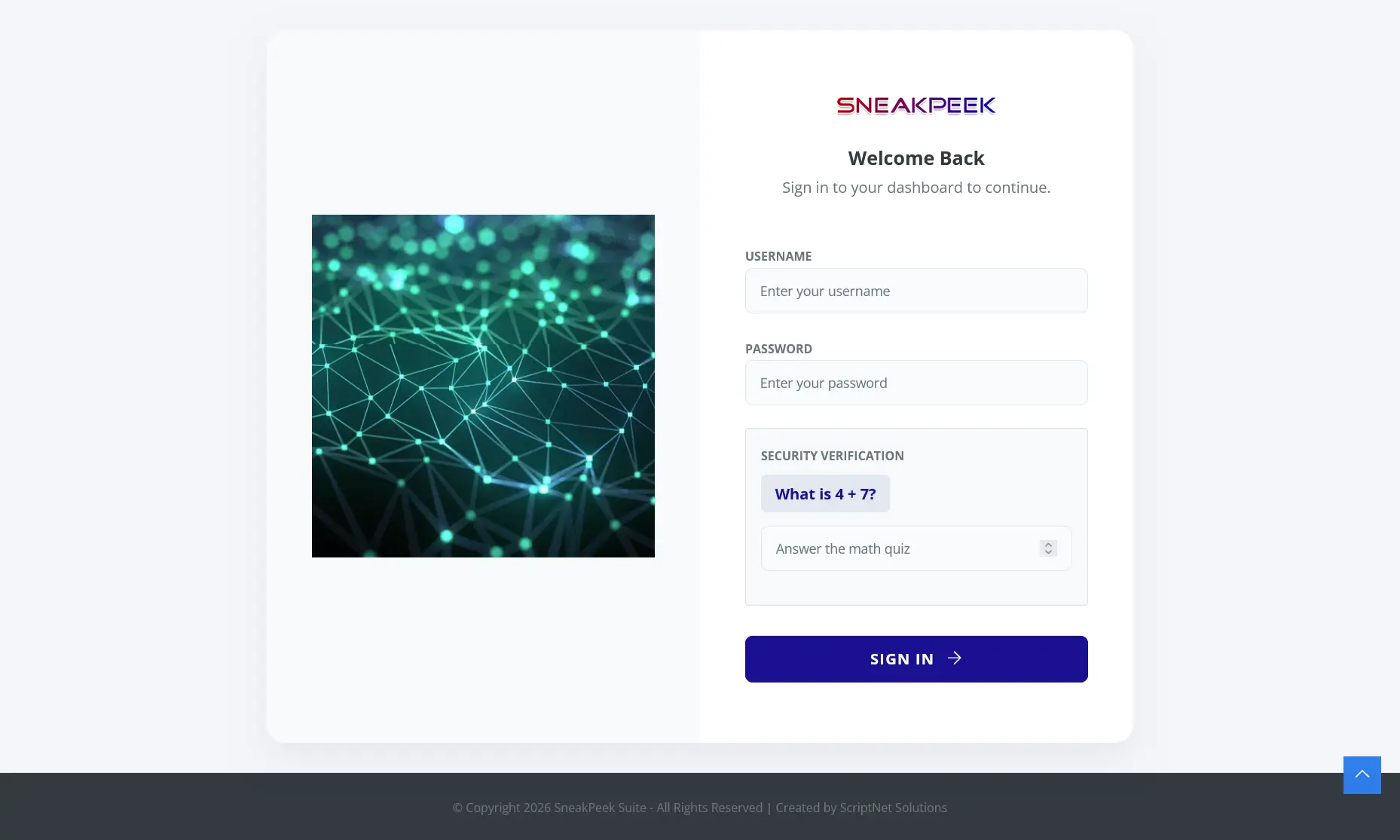 SneakPeek V3.2 Live Demo