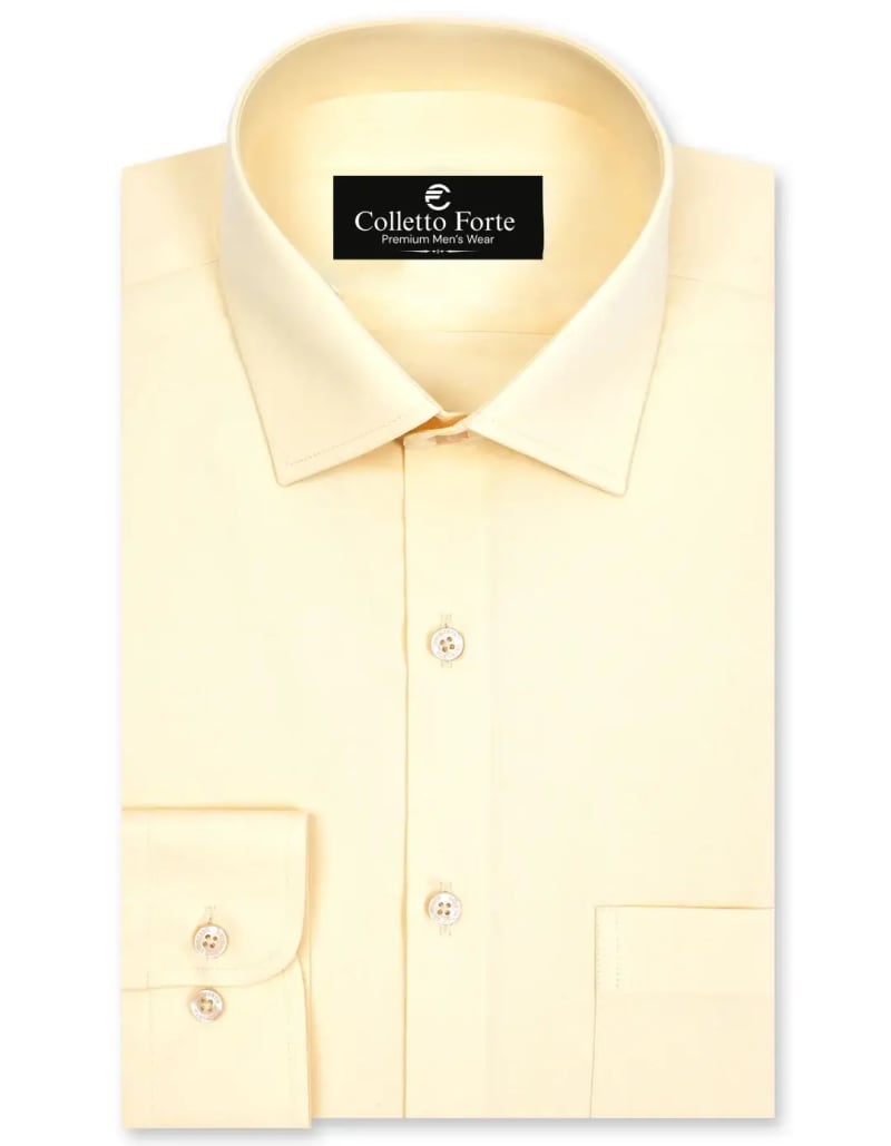 Men's Premium Cream Formal Shirt image