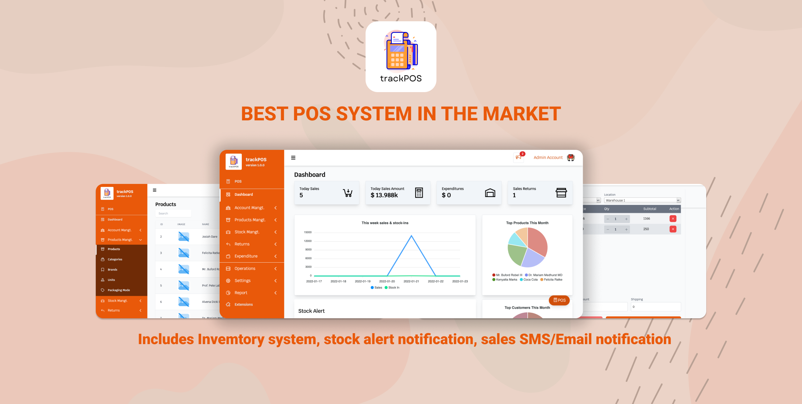 trackPOS - POS with Inventory Management System - 1