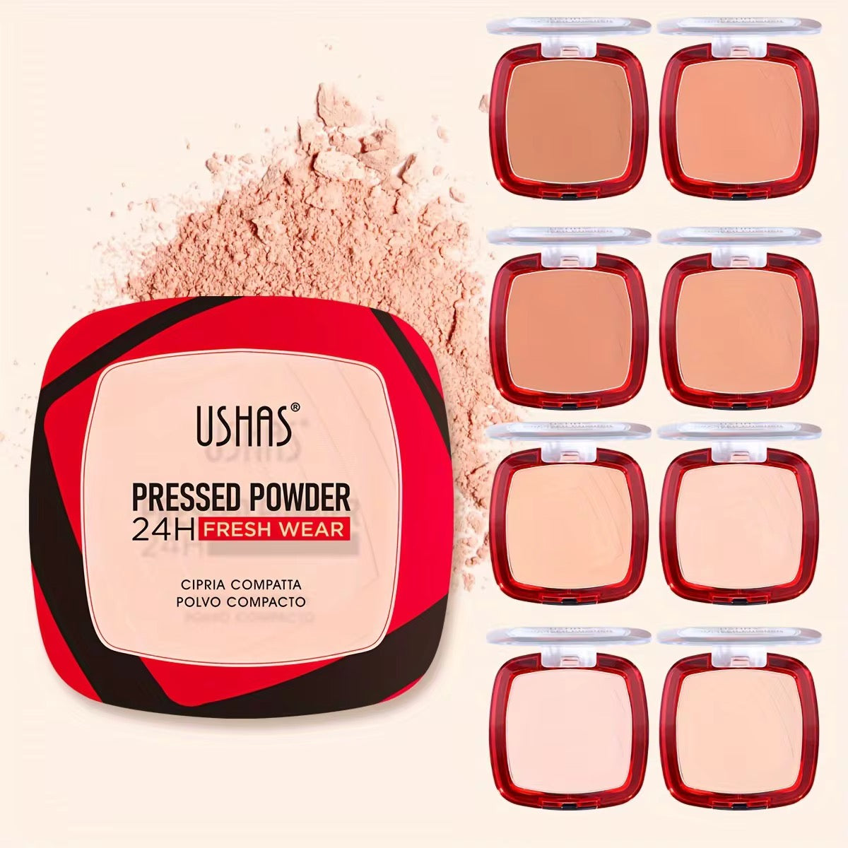 Polvo Compacto Ushas 24h