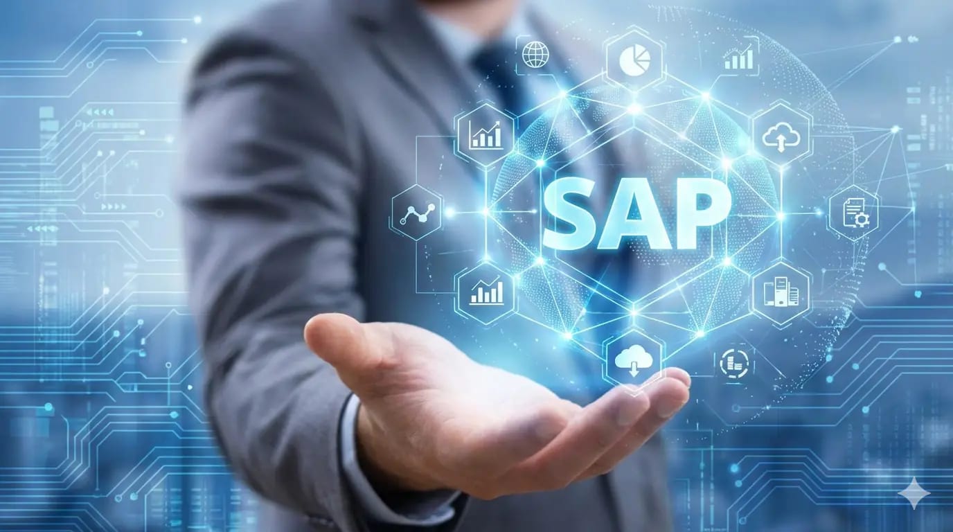 Professional SAP GUI for Java interface on Manjaro Linux desktop.