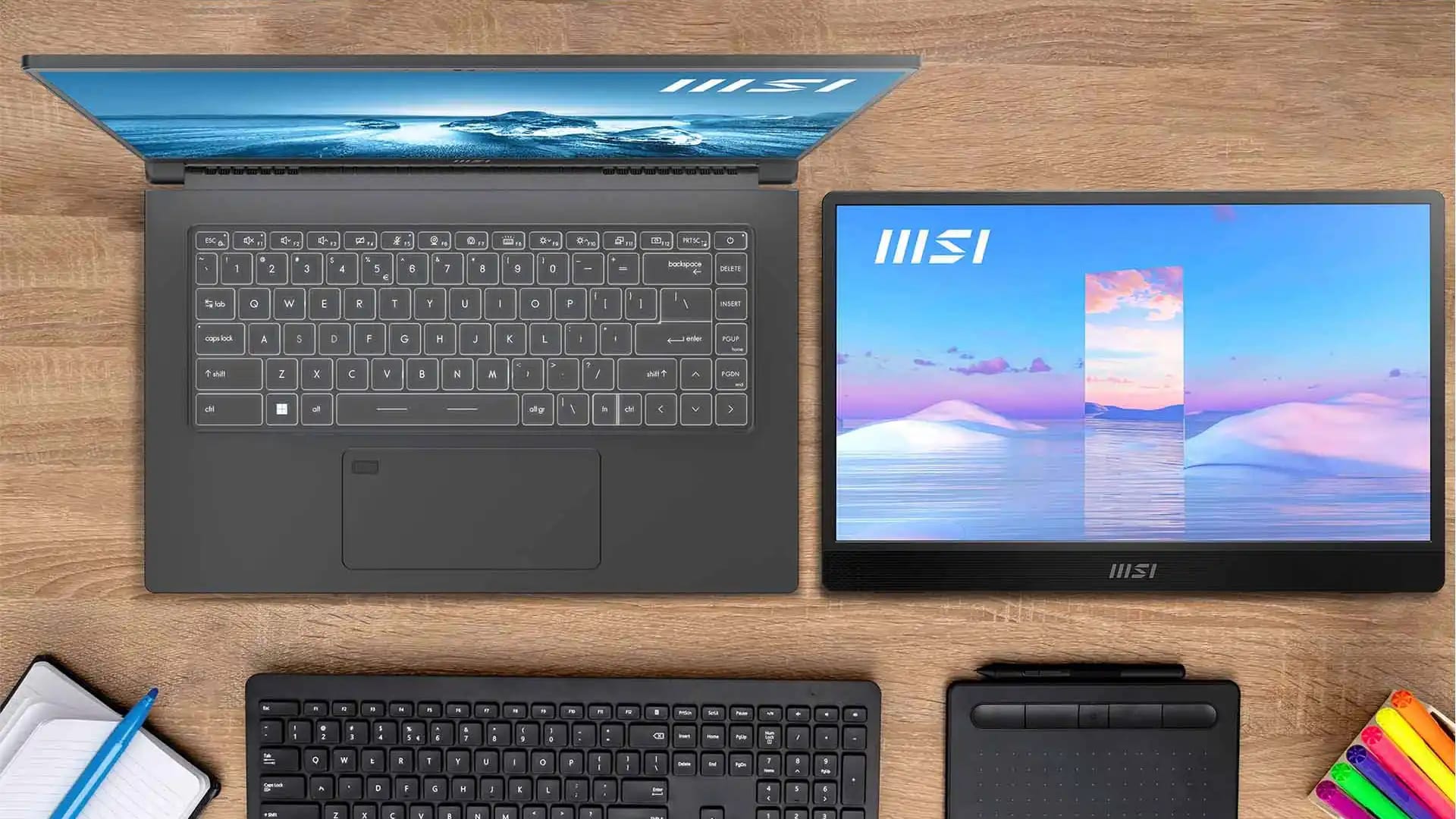MSI PRO MP161 E2 connectivity features and ports.