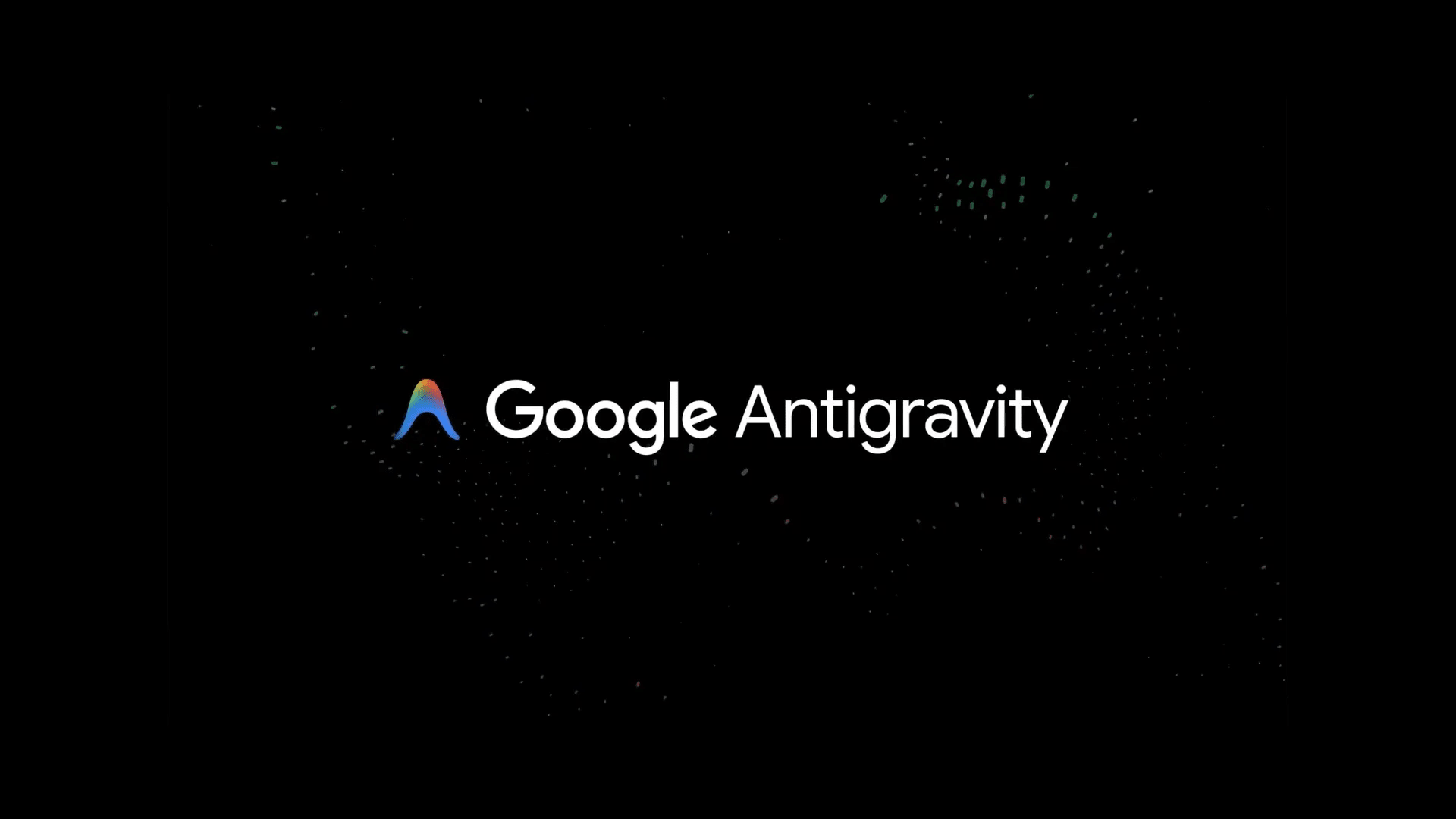 Antigravity AI code editor banner on Linux desktop